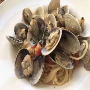 貝類のスパゲッティ