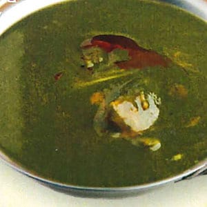 【523】ポークほうれん草カレー/Pork sag